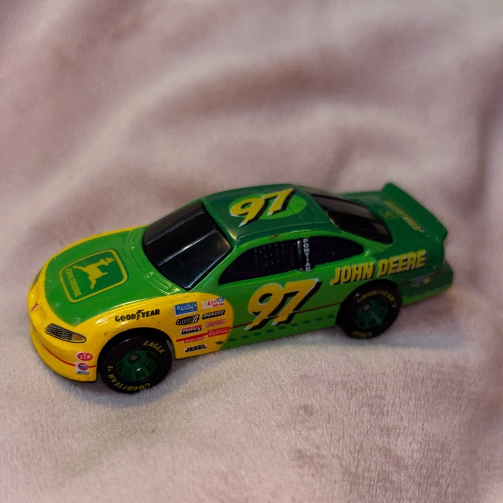 Vintage 1997 Racing Champions NASCAR #97 Chad Little John Deere Toy Race Car